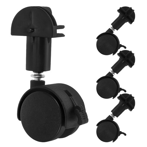 4pcs black durable stroller - black,